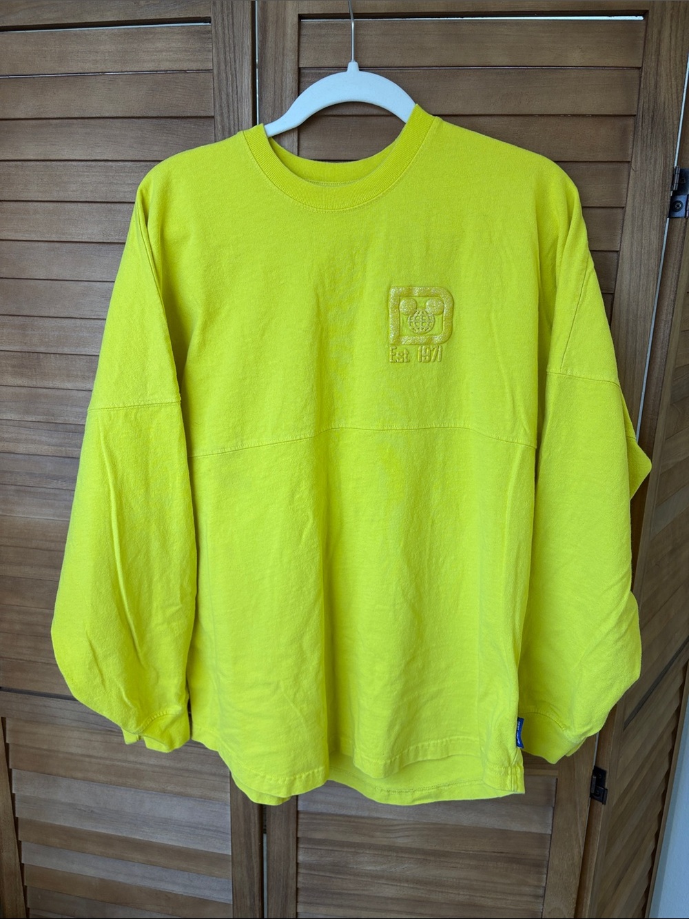 Disney Yellow Crewneck Sweatshirt